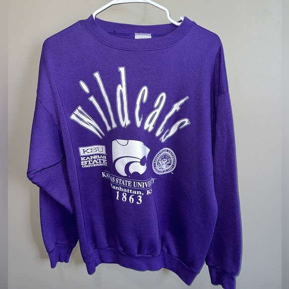 Vintage K-State Wildcats Crewneck Sweatshirt - Picture 1 of 2